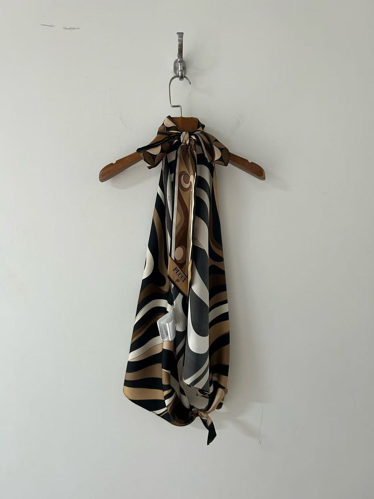 Pucci 2026 Top Black Mix Colors Silk