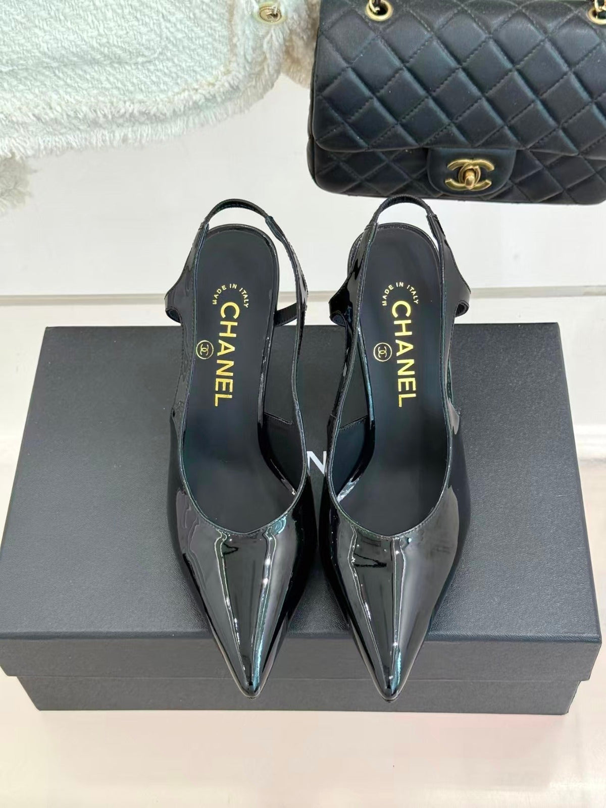 Chanel 2026 Slingback Patent Leather 904478