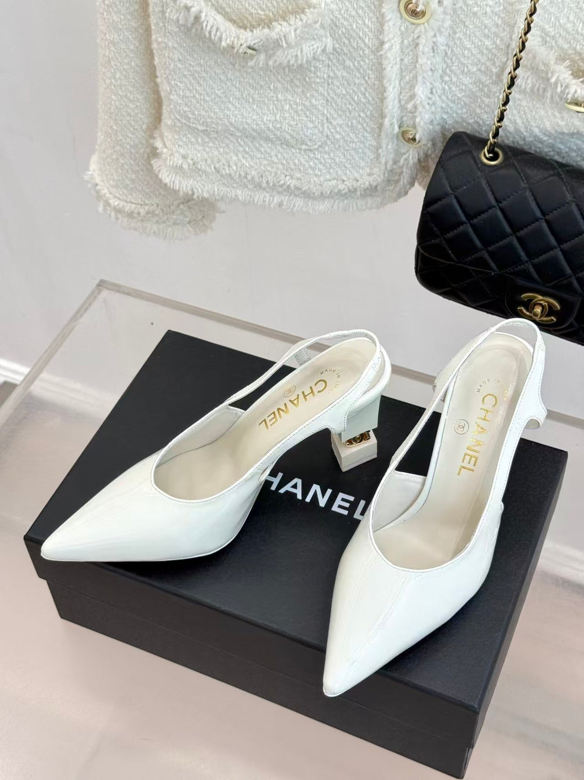 Chanel 2026 Slingback Patent Leather 904478