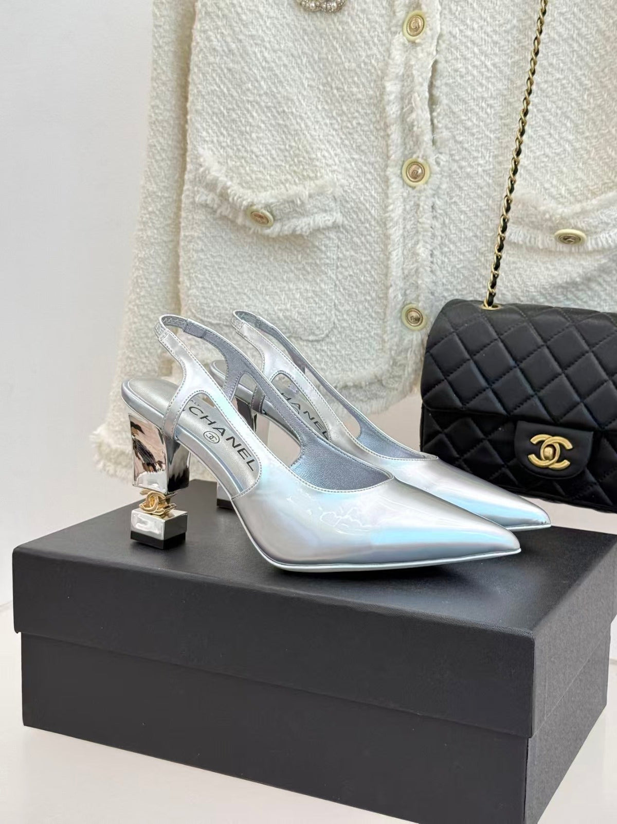 Chanel 2026 Slingback Patent Leather 904478