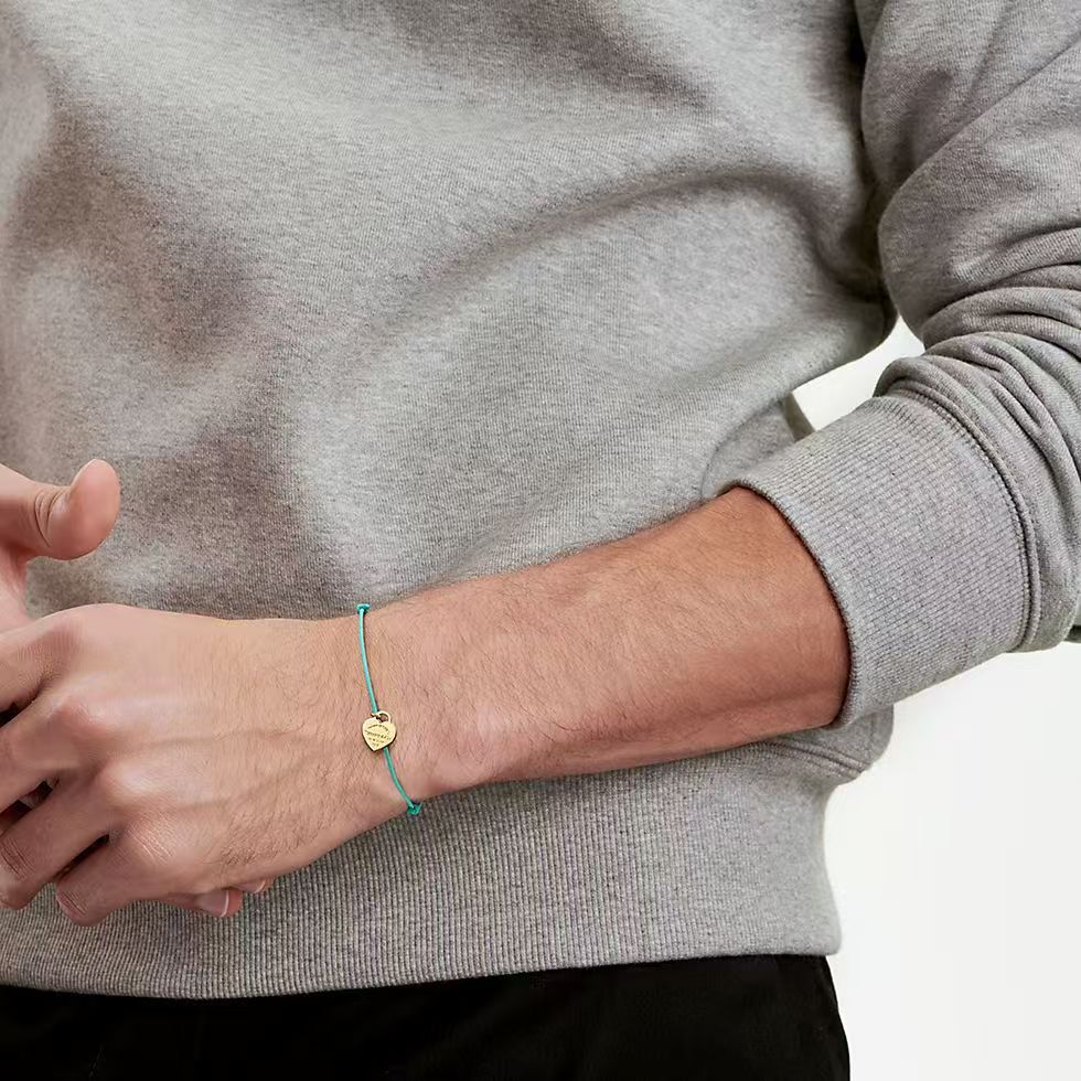 Tiffany Gold Heart Tag Bracelet