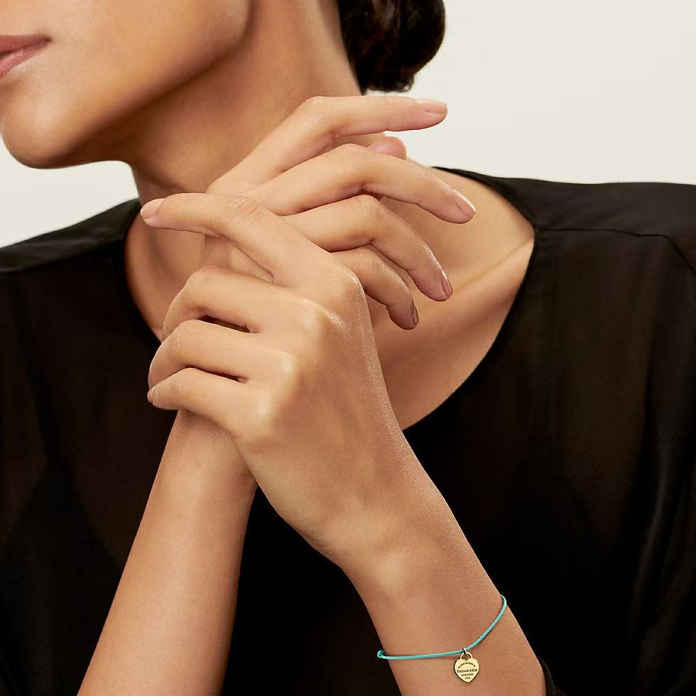 Tiffany Gold Heart Tag Bracelet