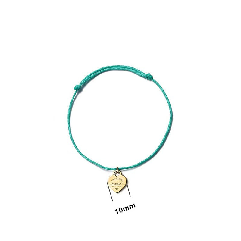 Tiffany Gold Heart Tag Bracelet