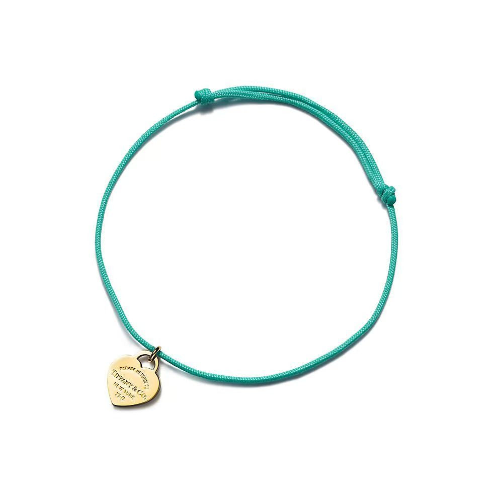 Tiffany Gold Heart Tag Bracelet