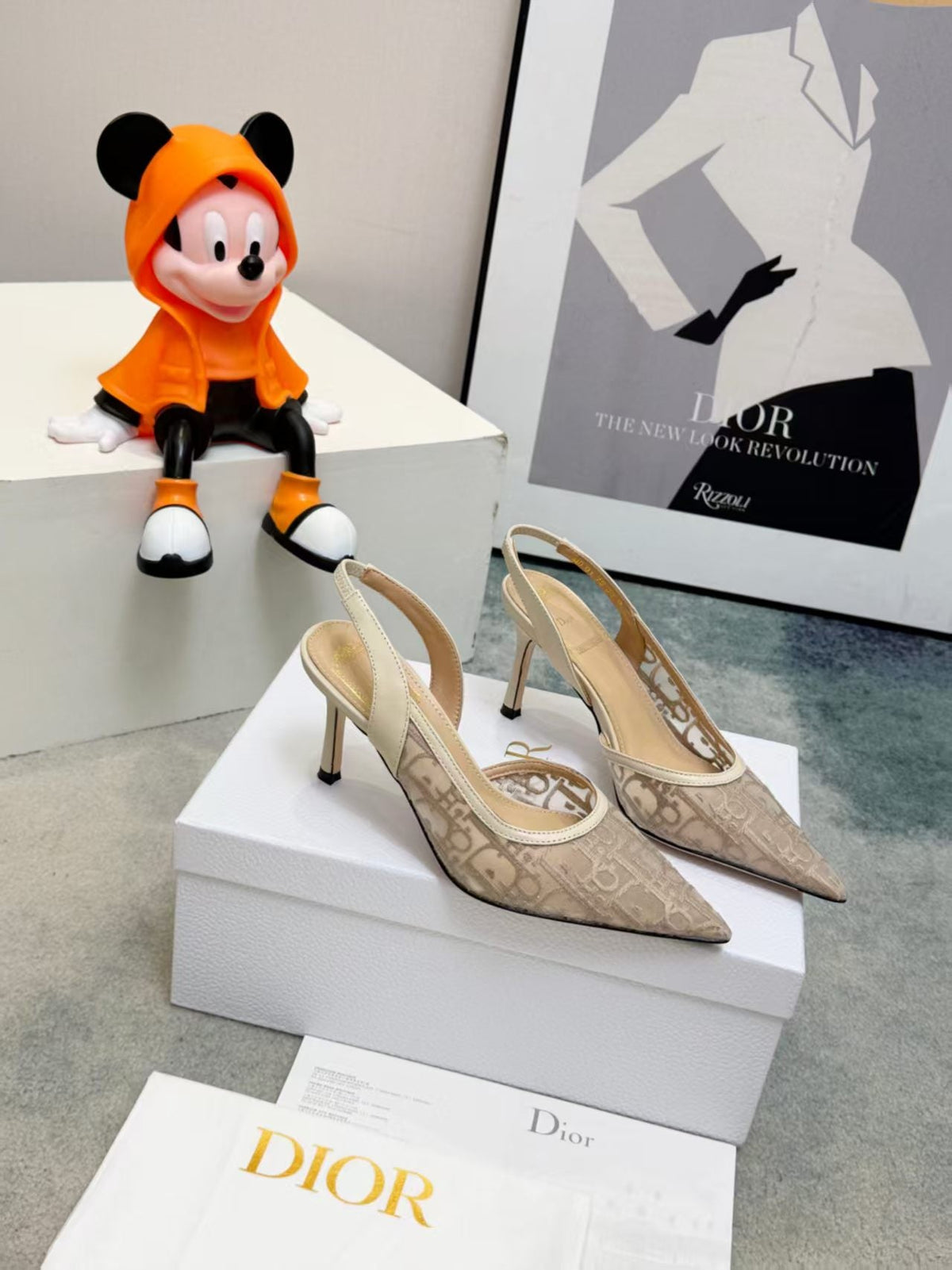 Dior 2026 Adiorable Slingback 80mm Mesh