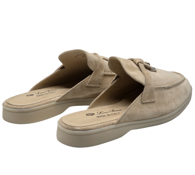 LP CHARMS WALK BABOUCHE LOAFERS BEIGE SUEDE