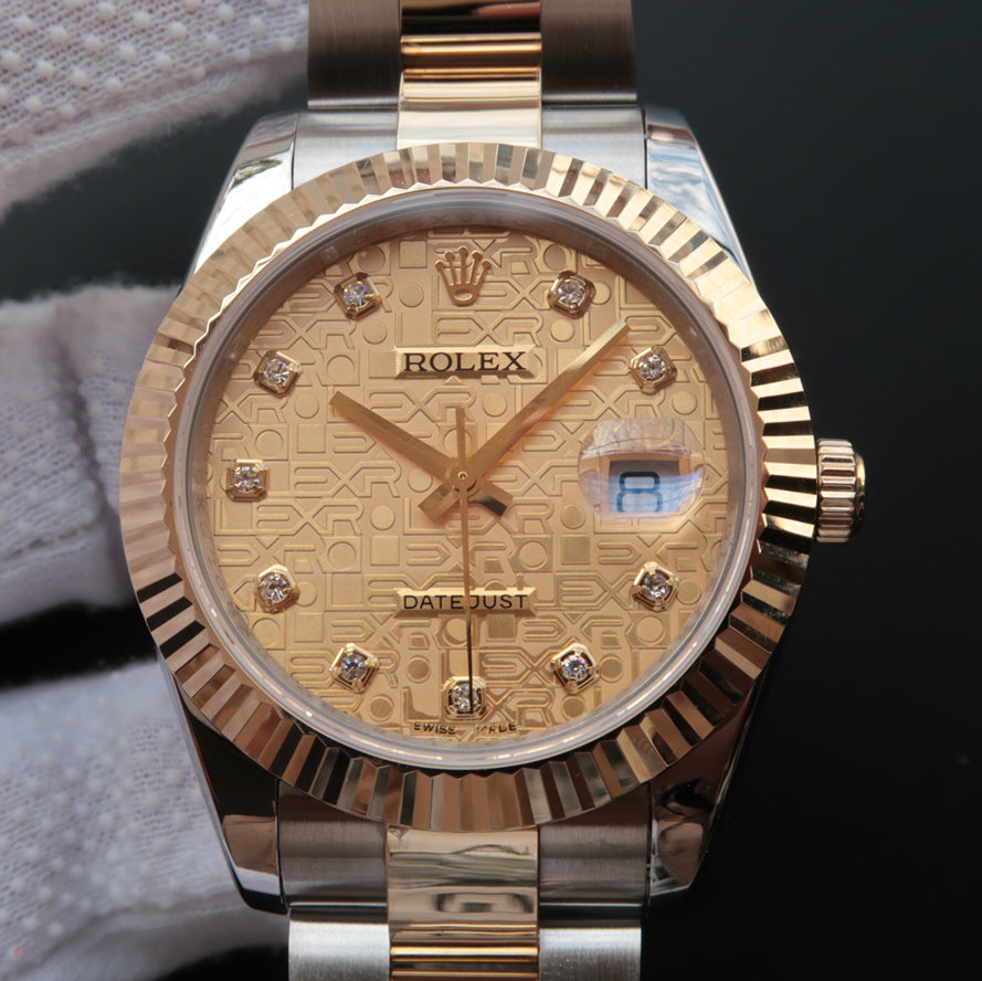 DATEJUST 41 TWO-TONE CHAMPAGNE DIAMOND DIAL