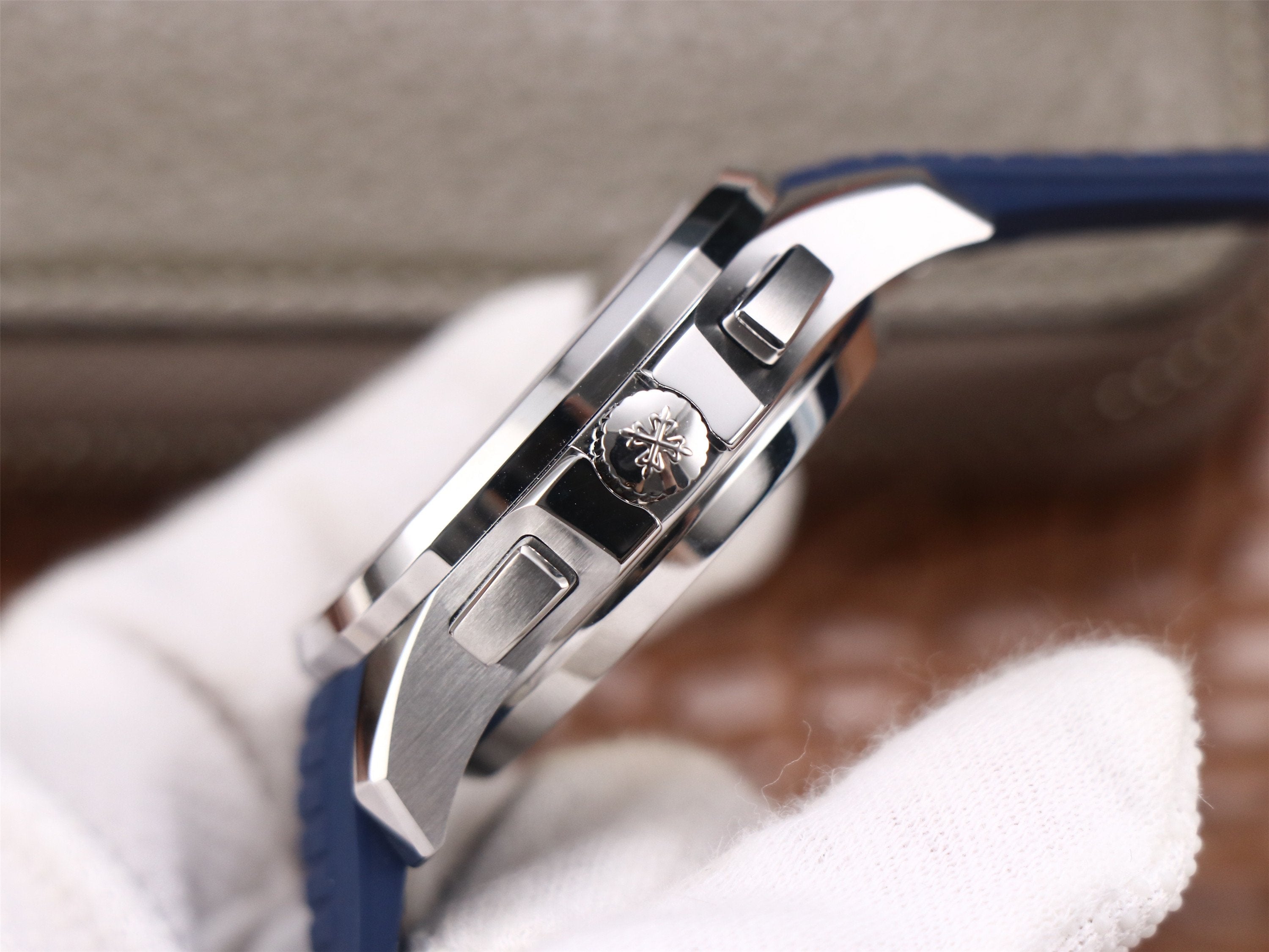 PATEK AQUANAUT CHRONOGRAPH STAINLESS STEEL BLUE