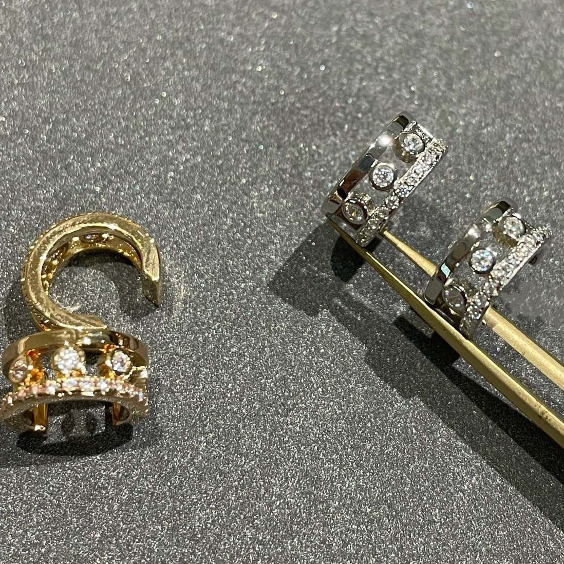 MOVE ROMANE EARRINGS DIAMOND