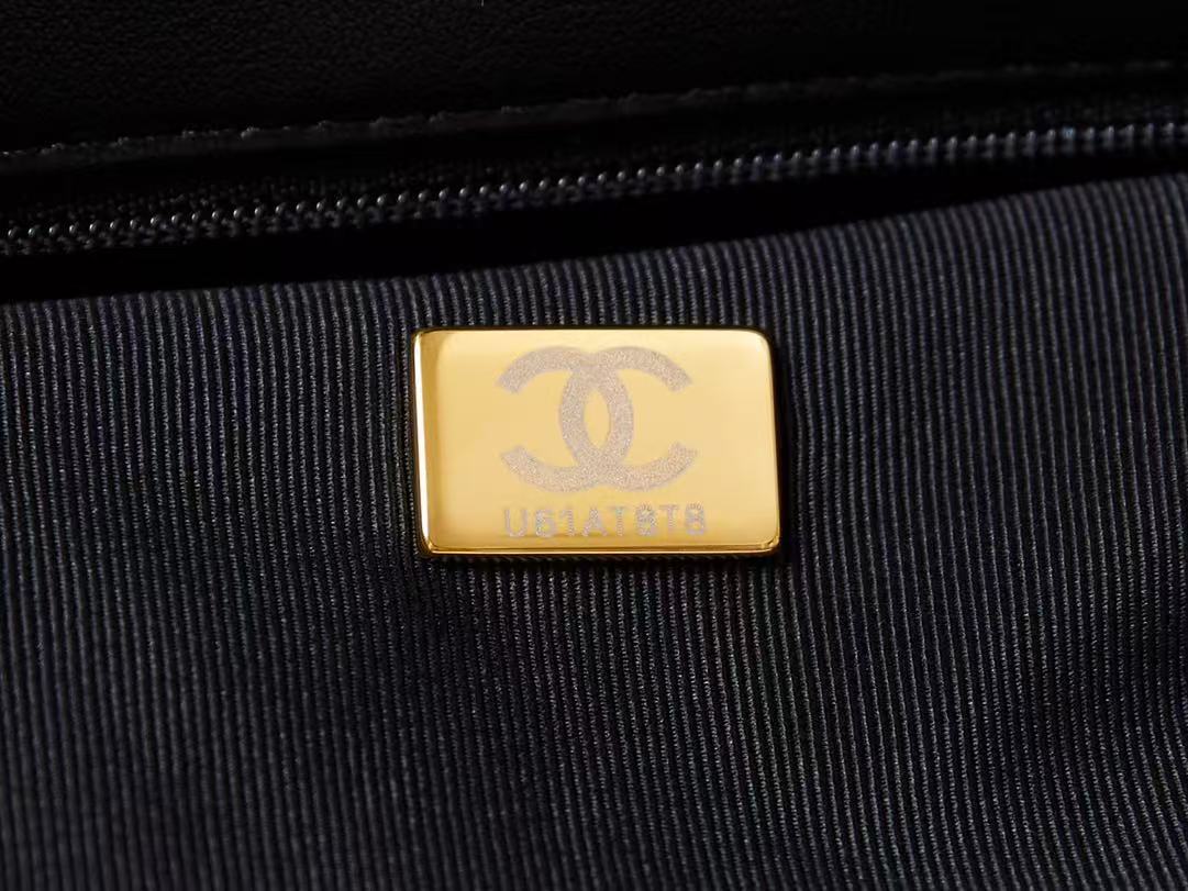 CC Quilted Mini Kelly Bag Black Velvet