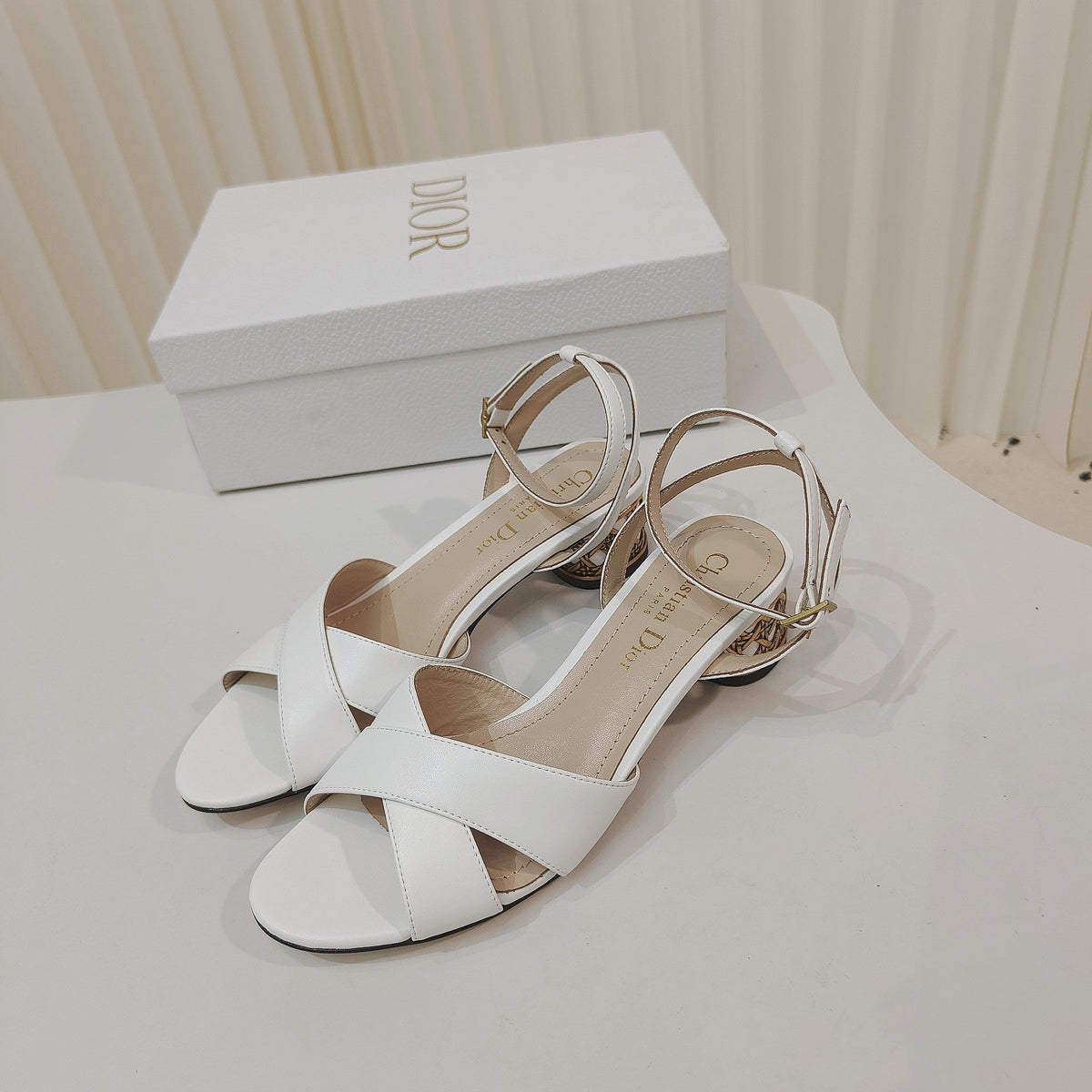 Dior 2026 Granville Heeled Sandal Lambskin 927498