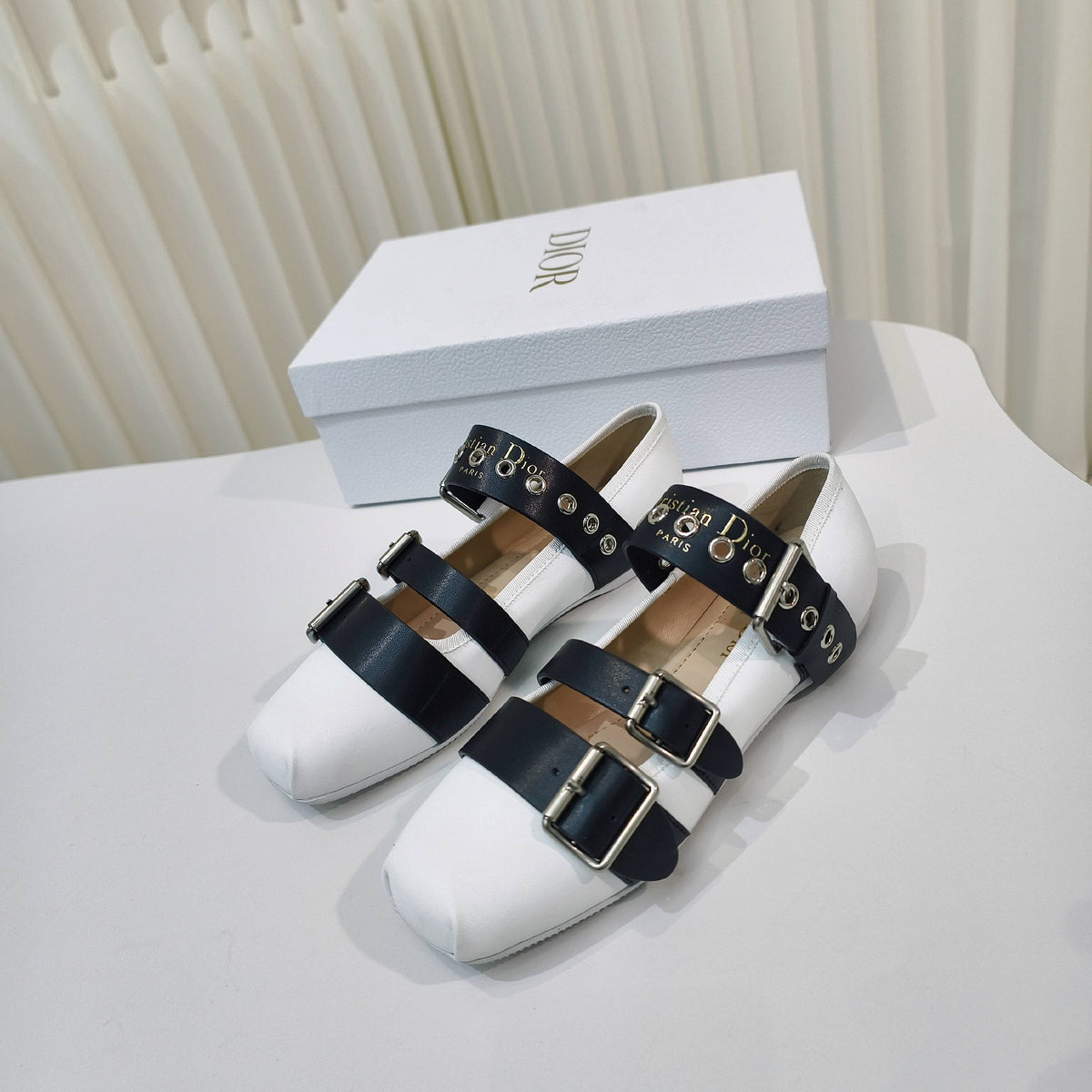 Dior 2026 Mary Jane Flats Suede Calfskin 927880