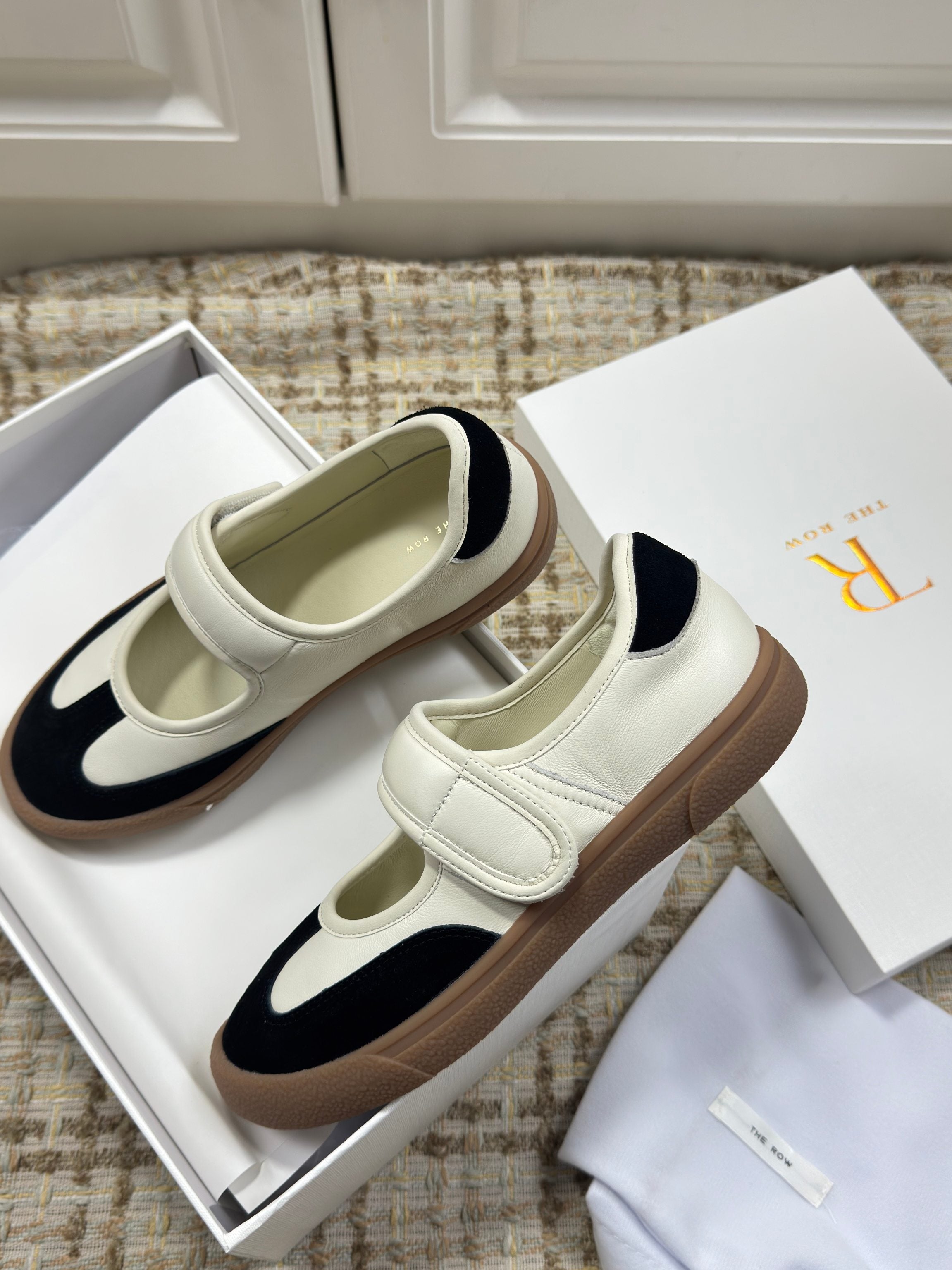 The Row 2025 Ballet Shoe Cowhide Suede 560629