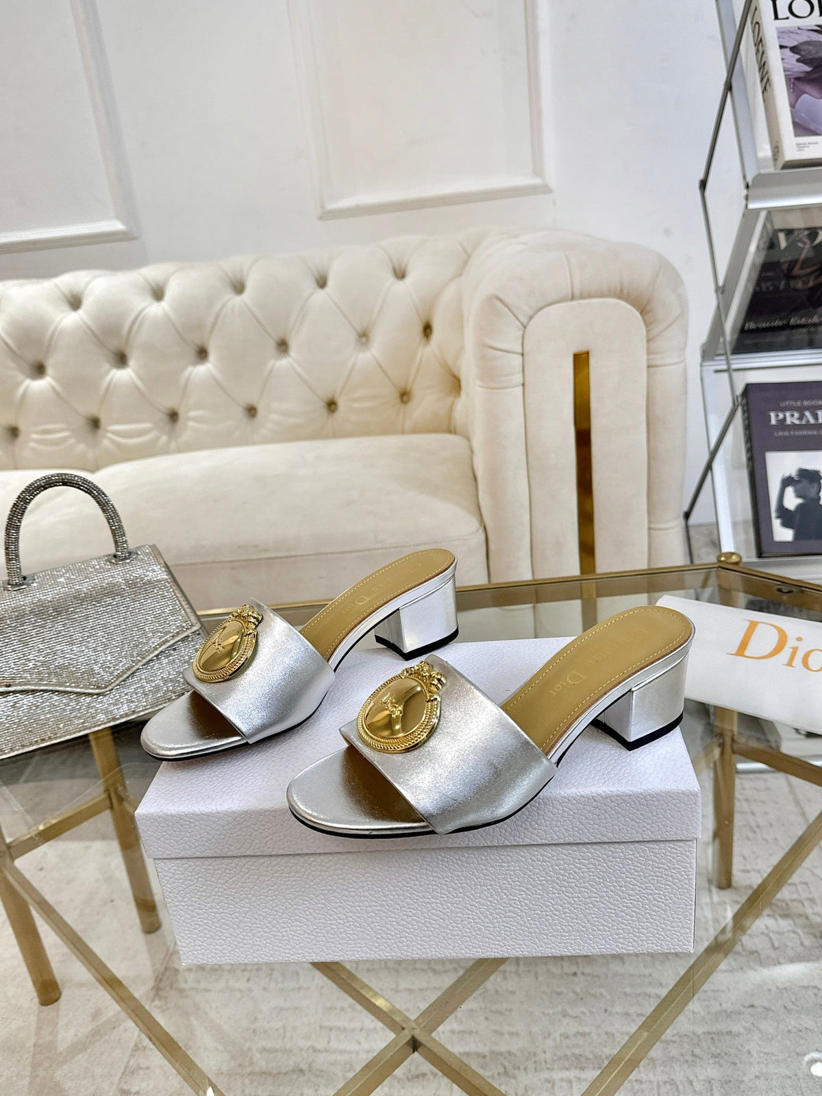 Dior 2026 Boy Heeled Sandal 55mm Calfskin 927392