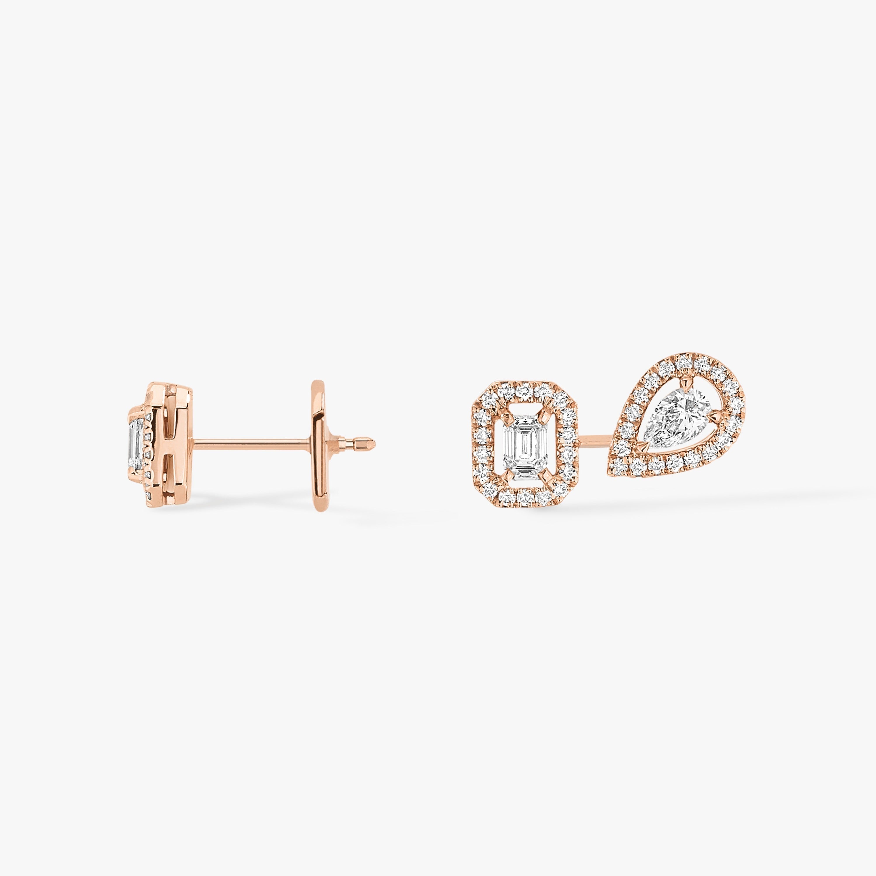 MY TWIN 2+1 DIAMOND STUD EARRINGS
