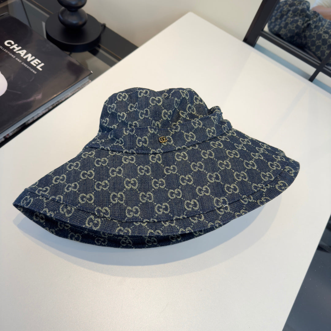 Gucci GG Canvas Wide Brim Hat