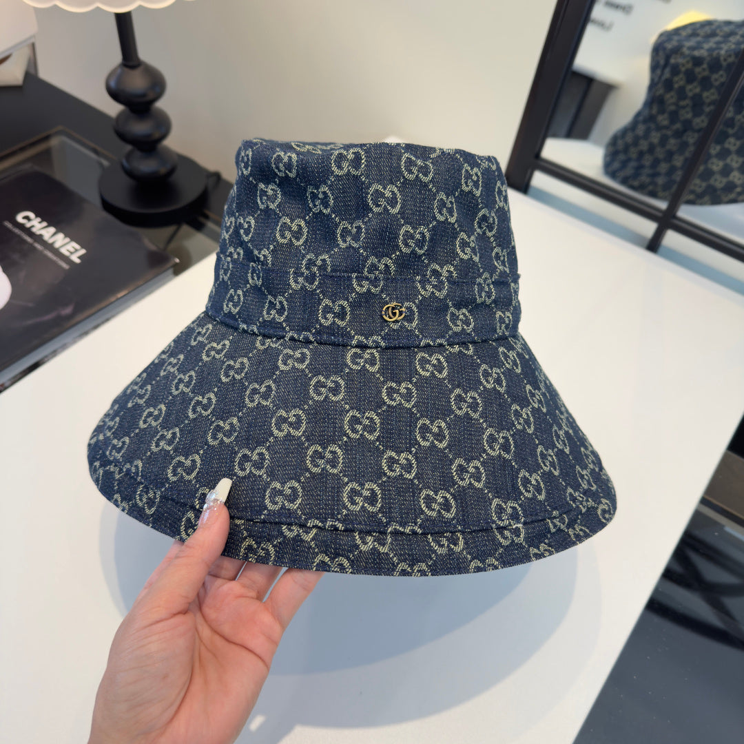 Gucci GG Canvas Wide Brim Hat