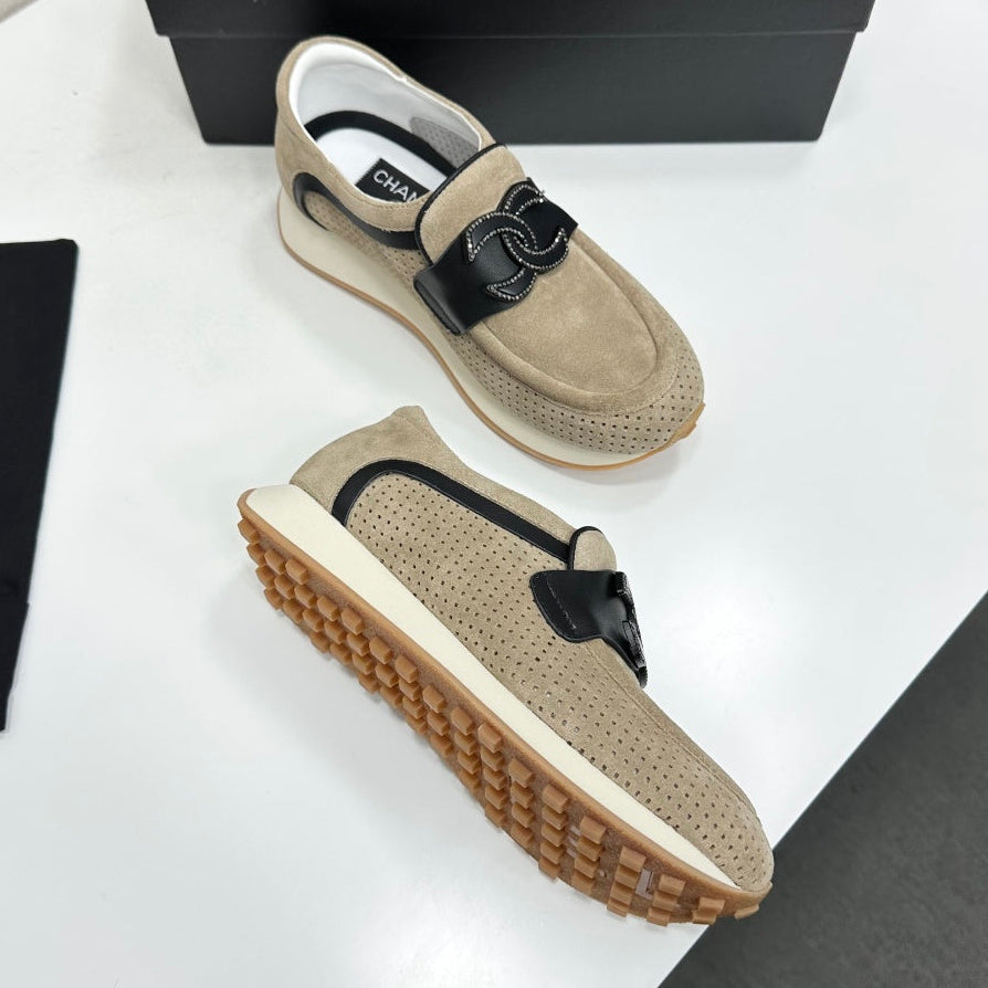 Chanel 2026 Panda Sneakers Suede Cowhide 926338
