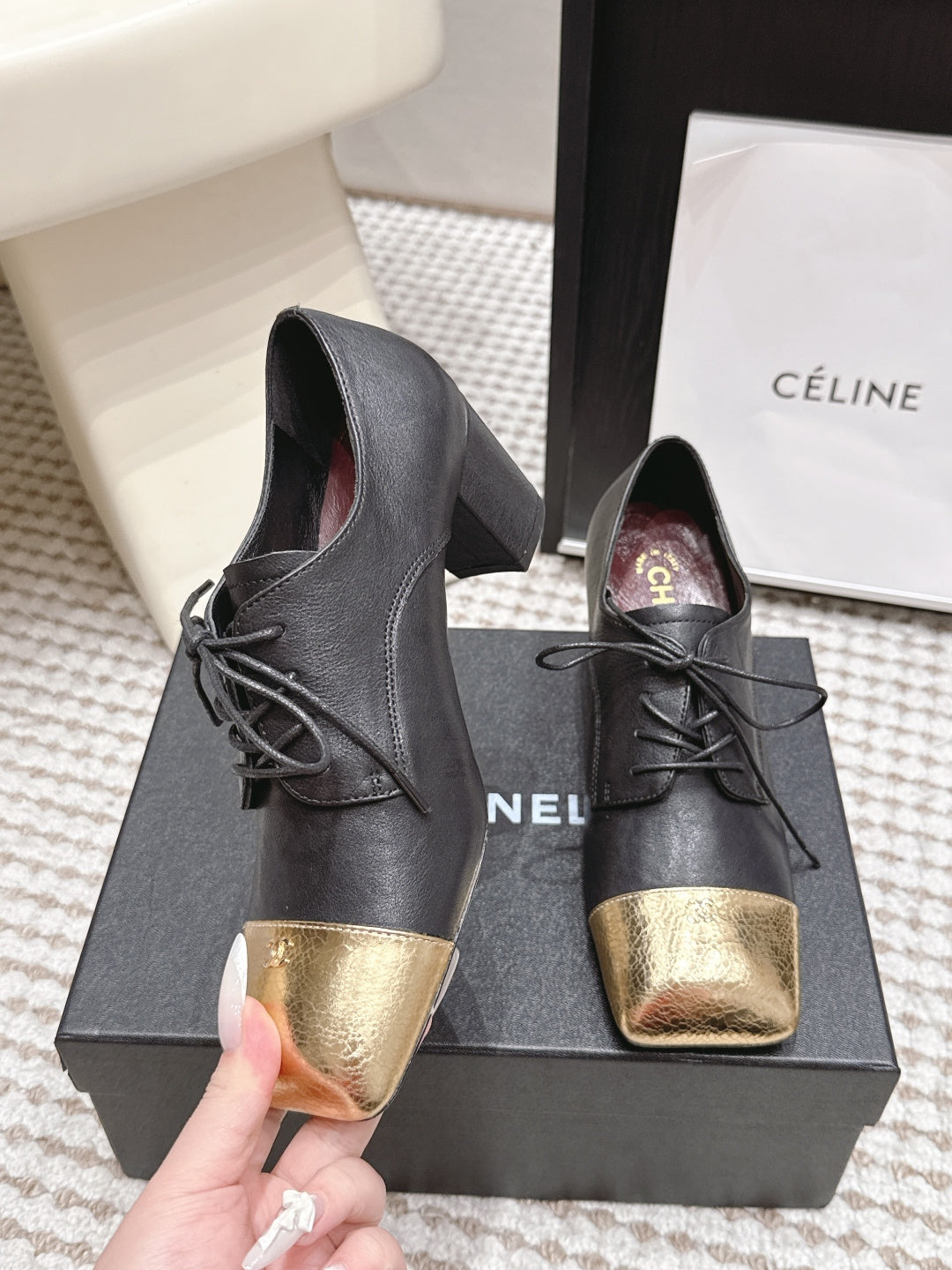 Chanel 2026 Mary Jane Shoes 50mm Cowhide 930696