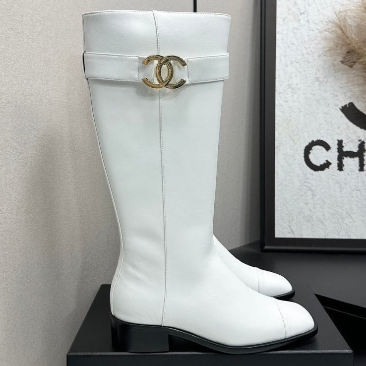 Chanel 2026 Metiers D'art Boots 45mm Suede Cowhide 986193