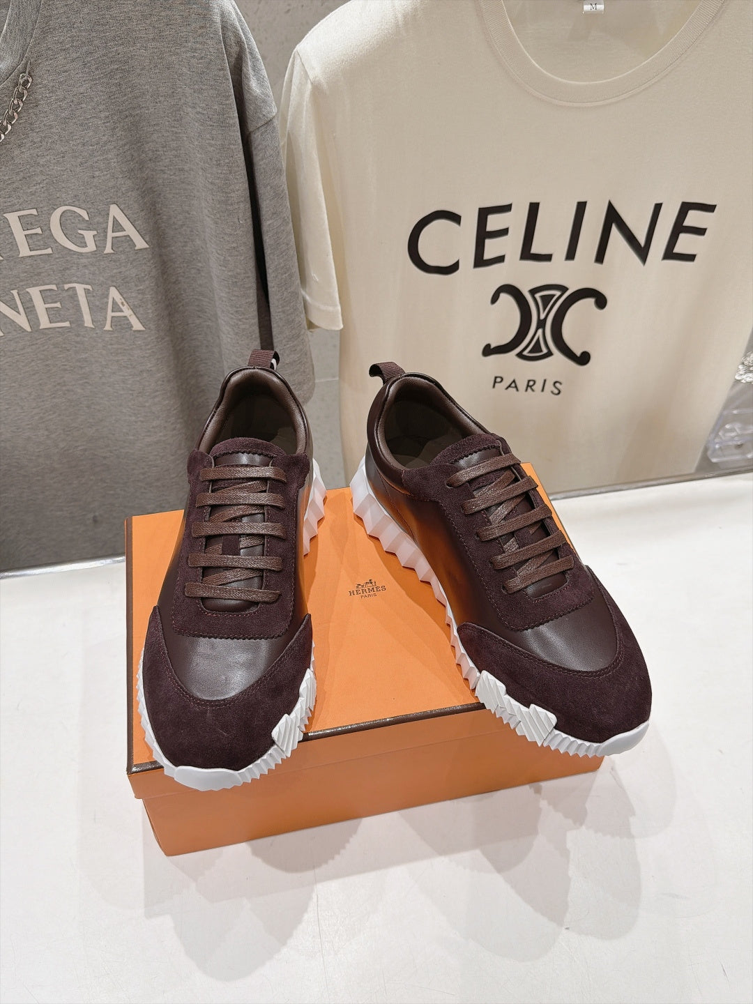 Hermes 2026 Bouncing Sneaker Suede Leather