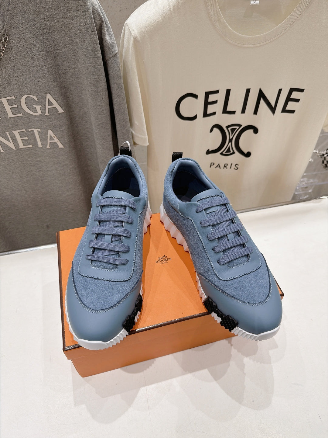 Hermes 2026 Bouncing Sneaker Suede Leather