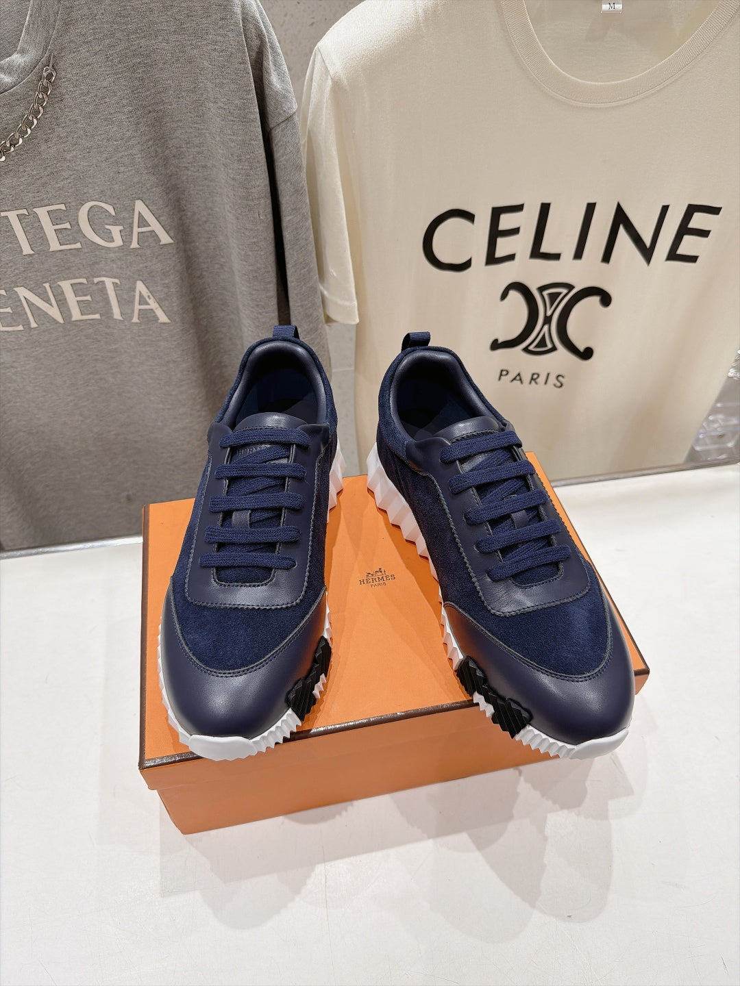 Hermes 2026 Bouncing Sneaker Suede Leather