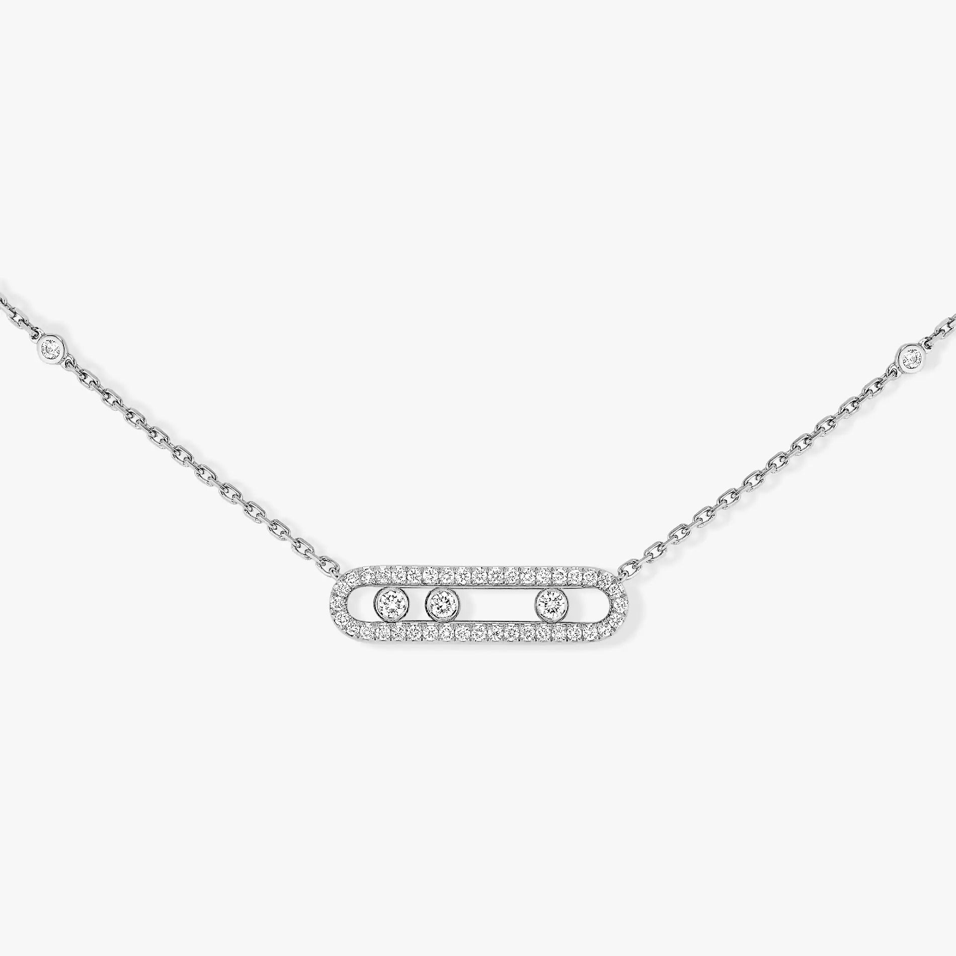 MOVE DIAMOND PAVED NECKLACE
