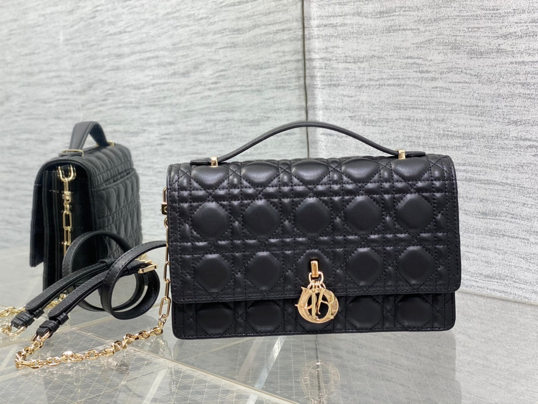 Dior 2026 My Dior Top Handle Bag 24cm Multicolors Quilted Leather