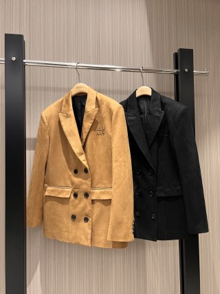 Miu Miu Suit Jacket Suede