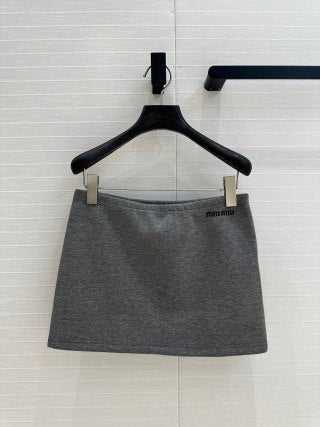 Miu Miu Sport Suit Gray Cotton