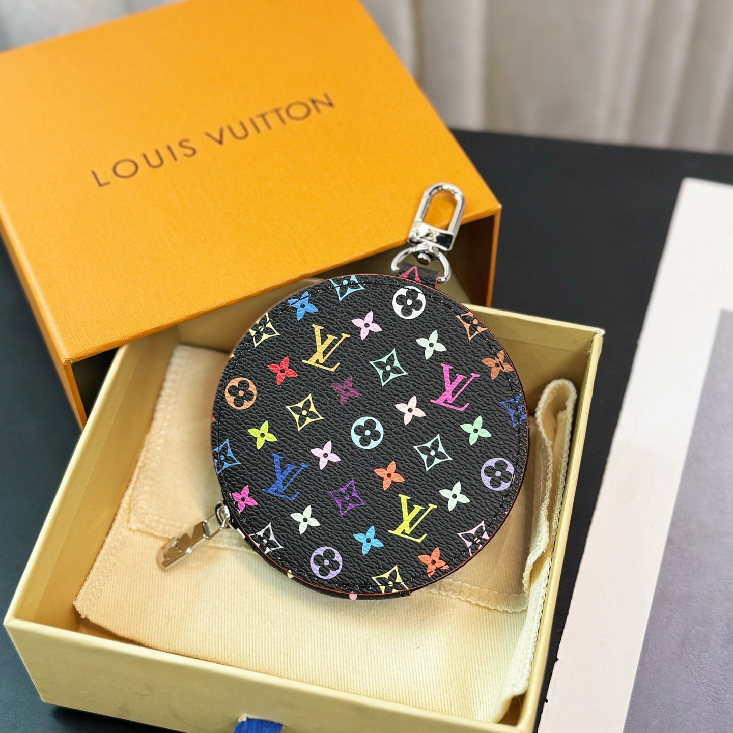 LV Vivienne Round Coin Purses Charm