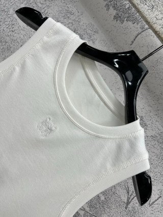 Loewe 25 Hollow Lace Vest Cotton