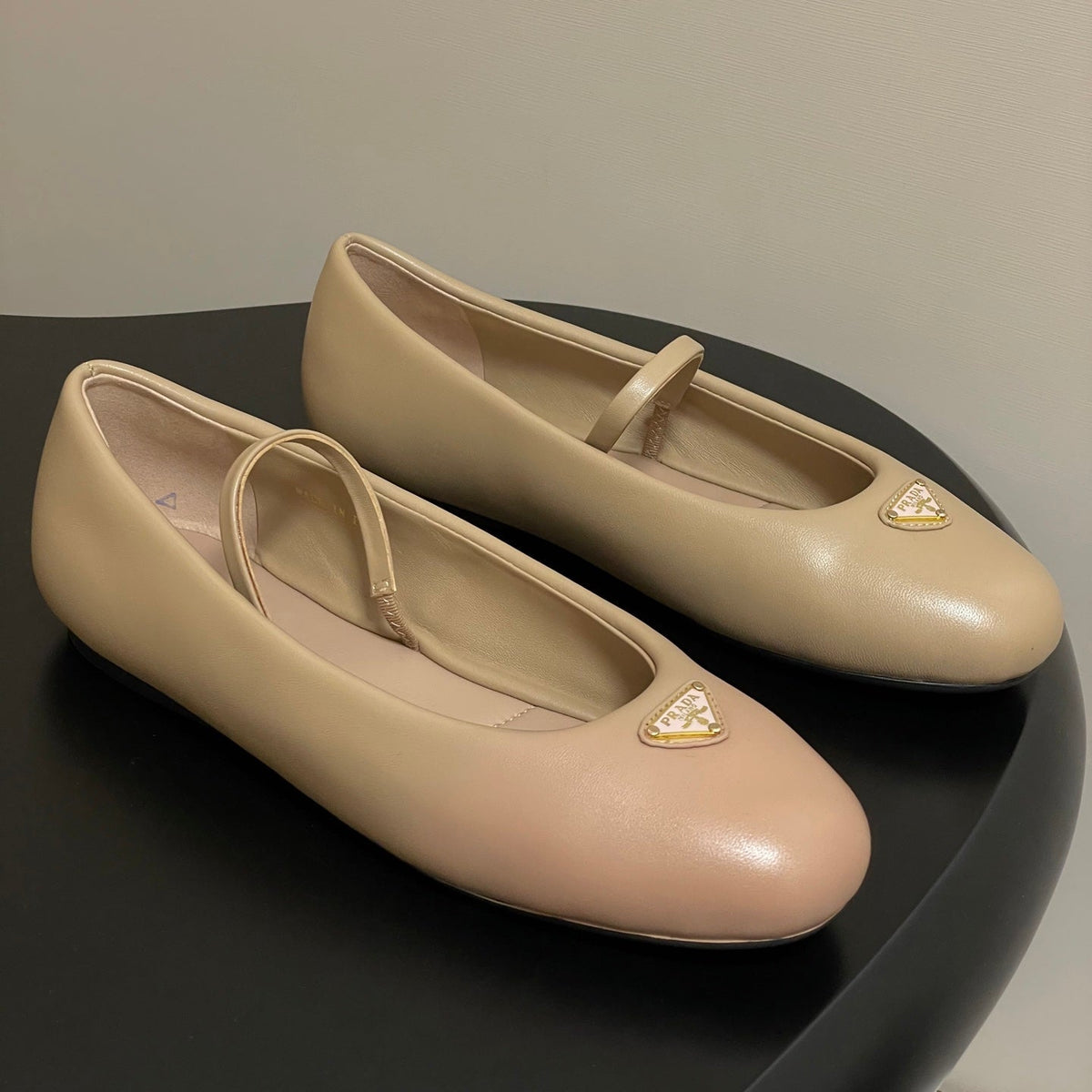 Prada 2026 Ballet Flat Suede Sheepskin Silk 715617
