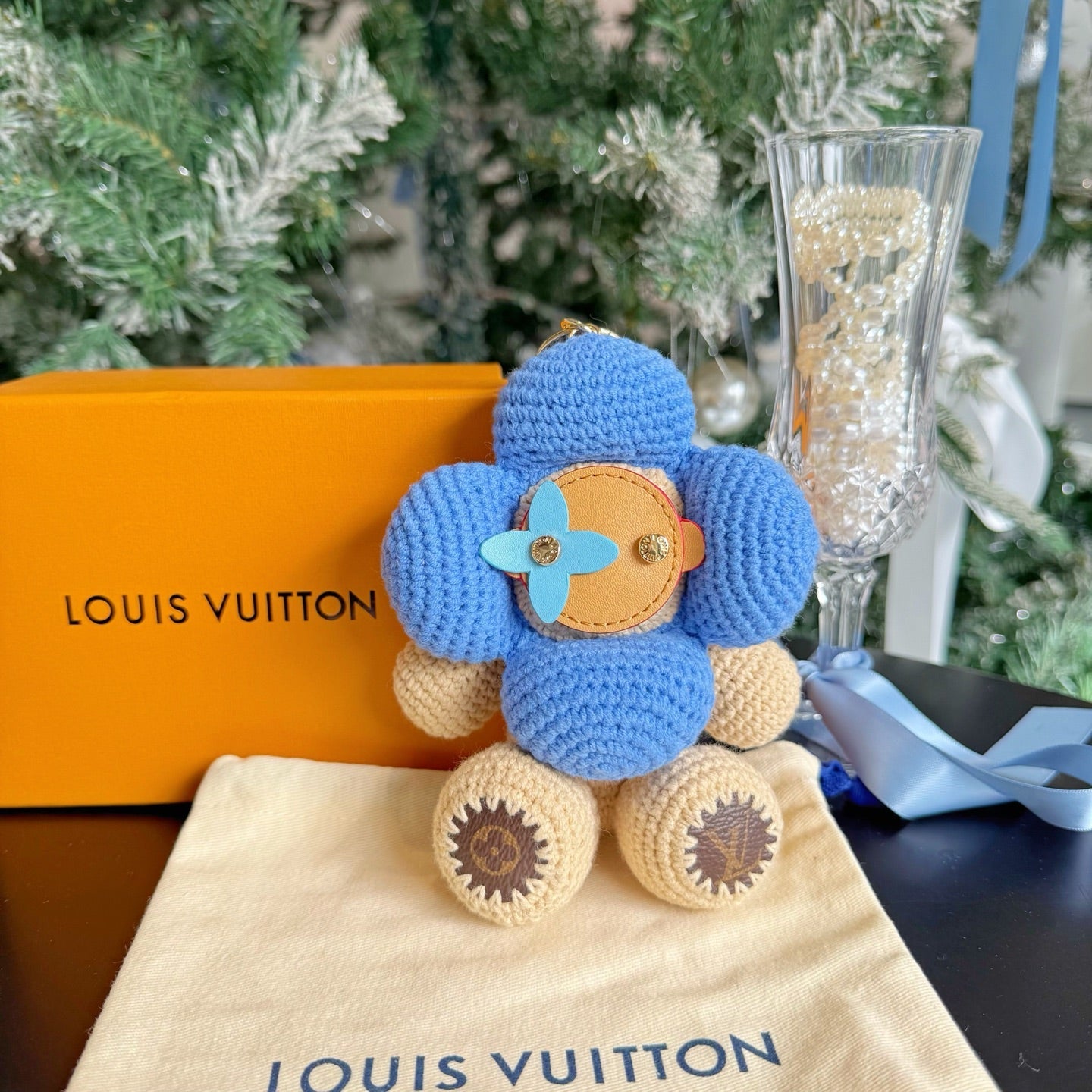LV Vivienne Sunflower Doll Charm