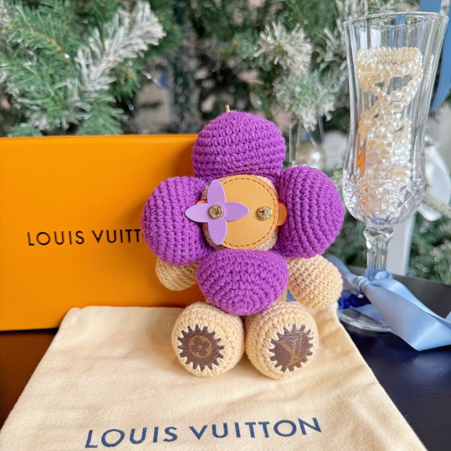 LV Vivienne Sunflower Doll Charm
