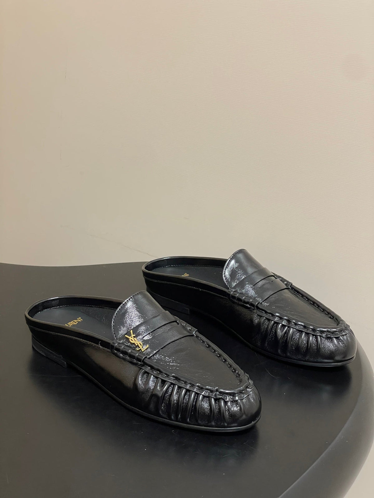 Saint Laurent 2026 Le Loafer Mules Suede Leather 593933