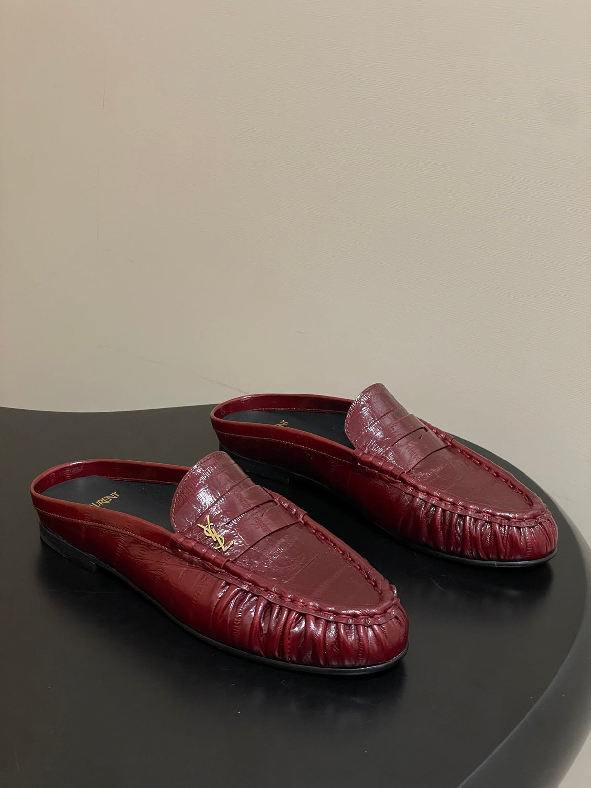 Saint Laurent 2026 Le Loafer Mules Suede Leather 593933