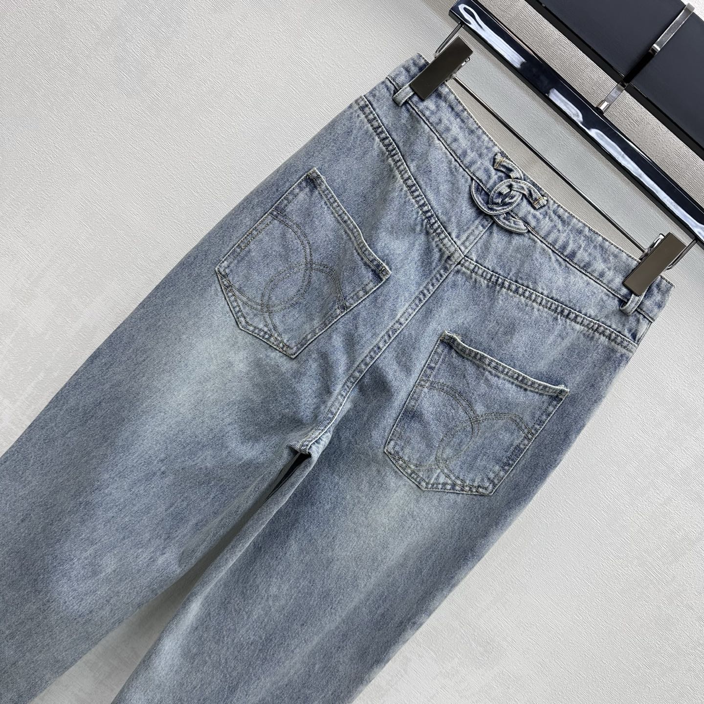 Chanel 2026 Jeans With Silver Buckle 359365