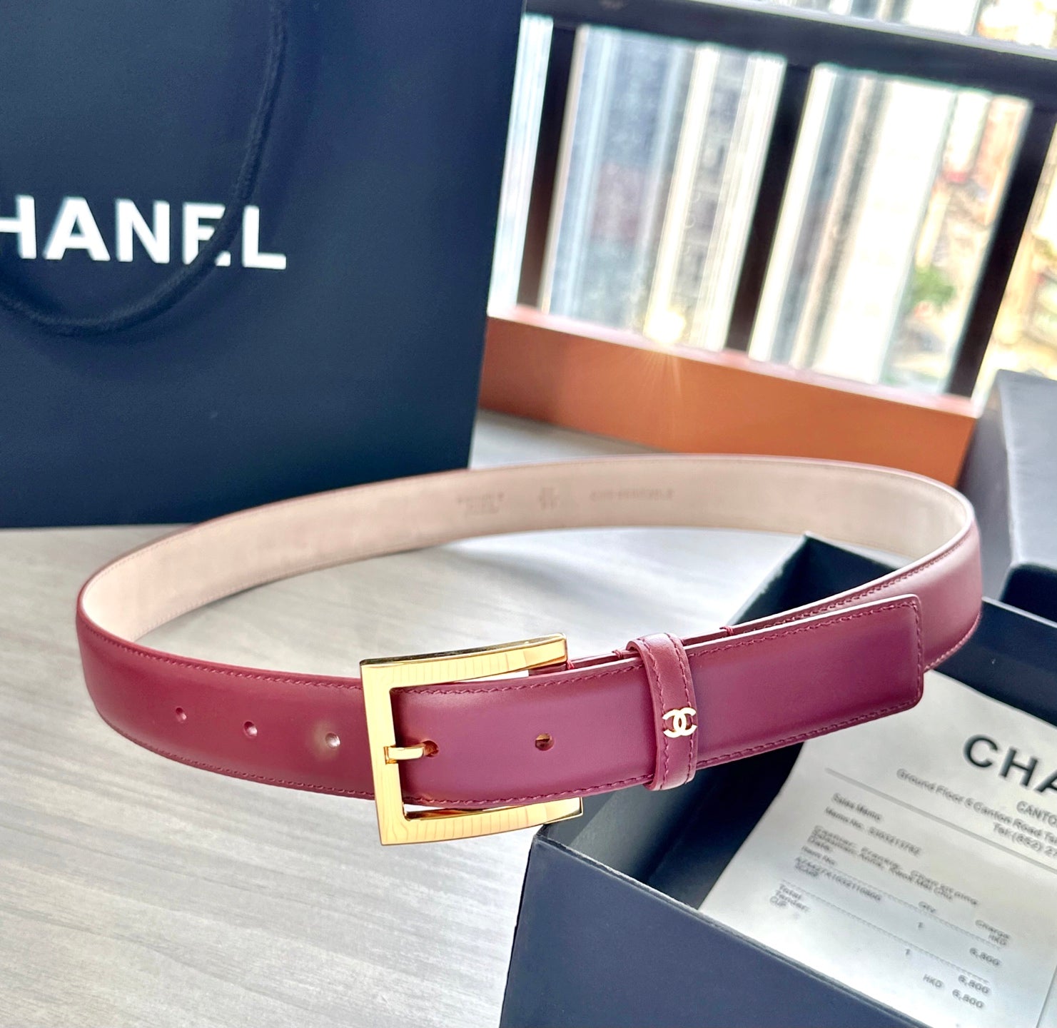 Chanel 2026 Belt 3.0cm Gold Buckle