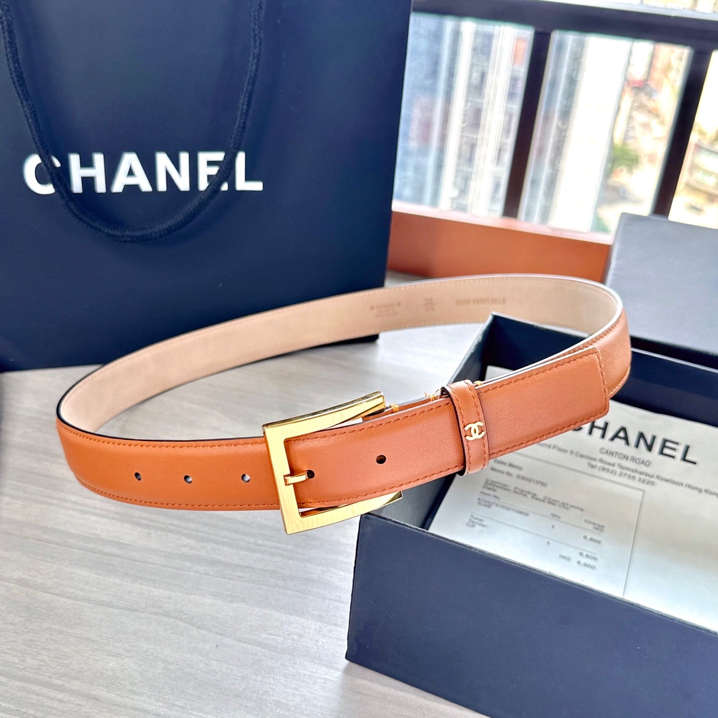 Chanel 2026 Belt 3.0cm Gold Buckle