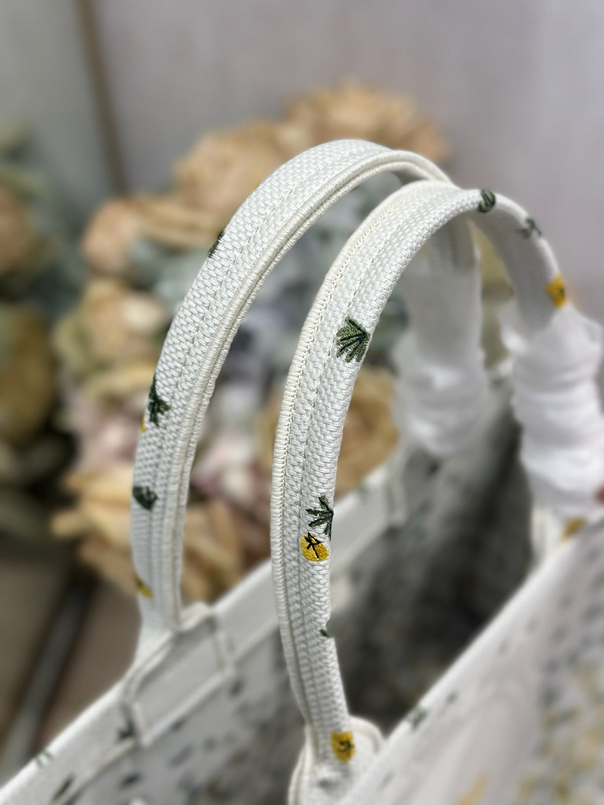 Dior 2026 Book Tote Bag With Buttercup Dior Embroidery Canvas
