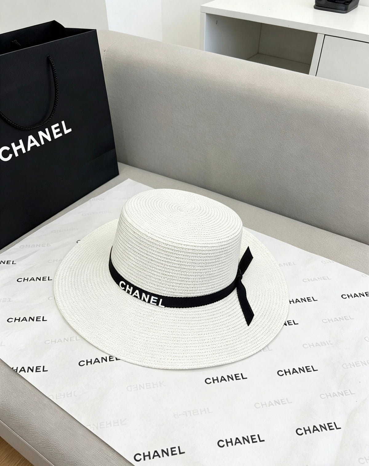Chanel Flat Top Hat 212716