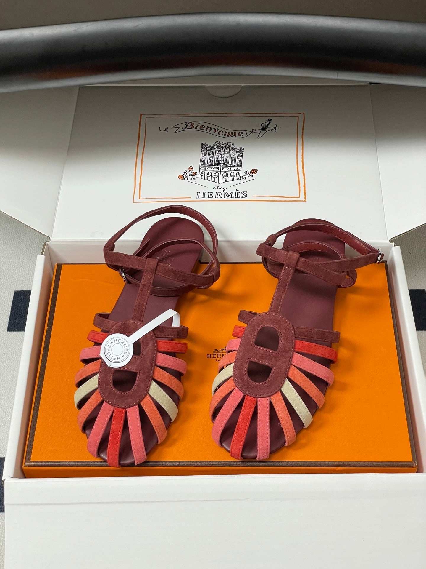 Hermes 2026 Sandal Suede Calfskin 903008