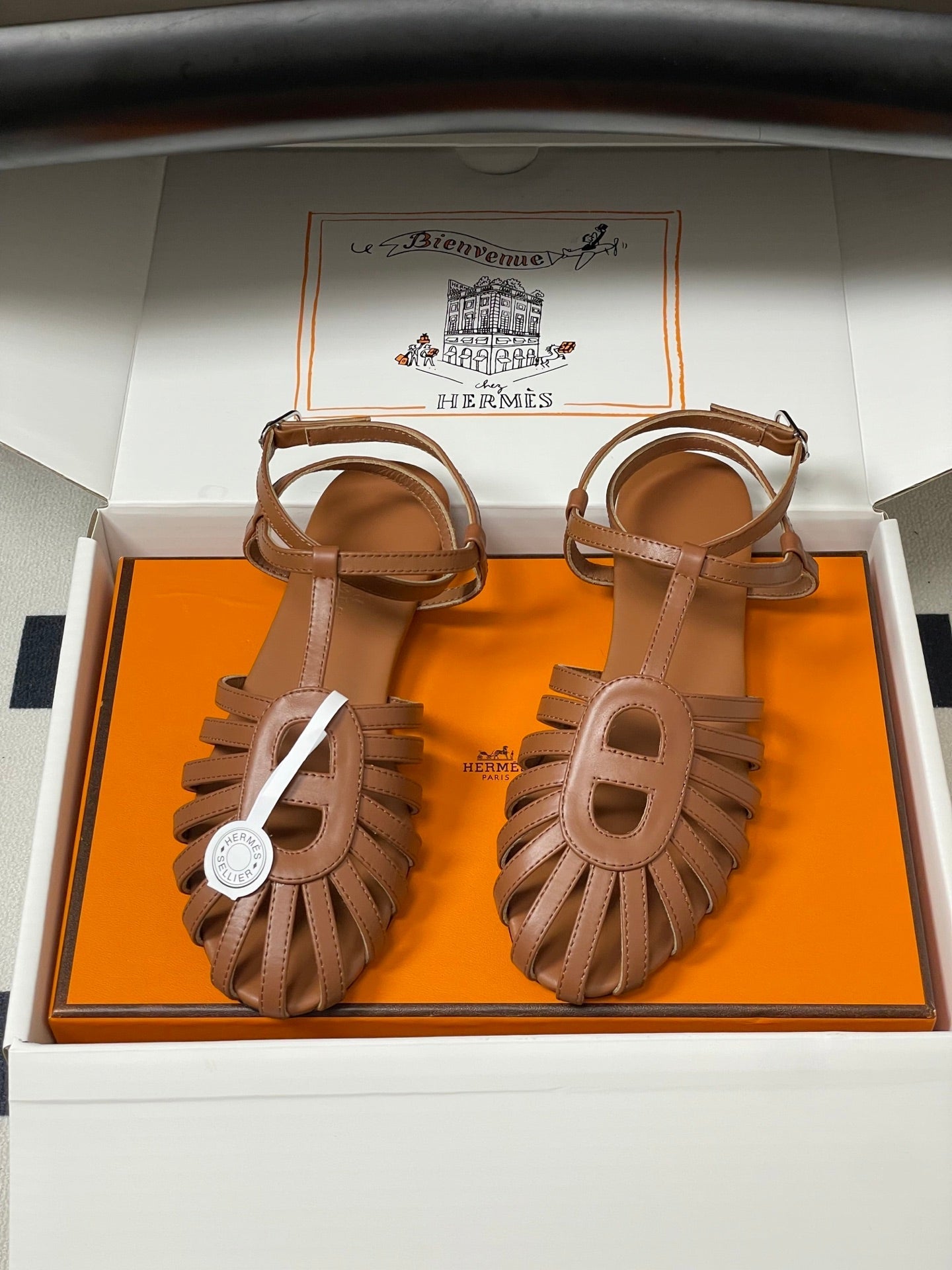Hermes 2026 Sandal Suede Calfskin 903008