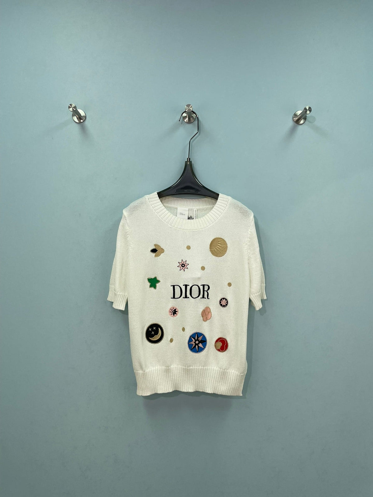 Dior 2026 Knit Short-sleeved Top Wool 757396