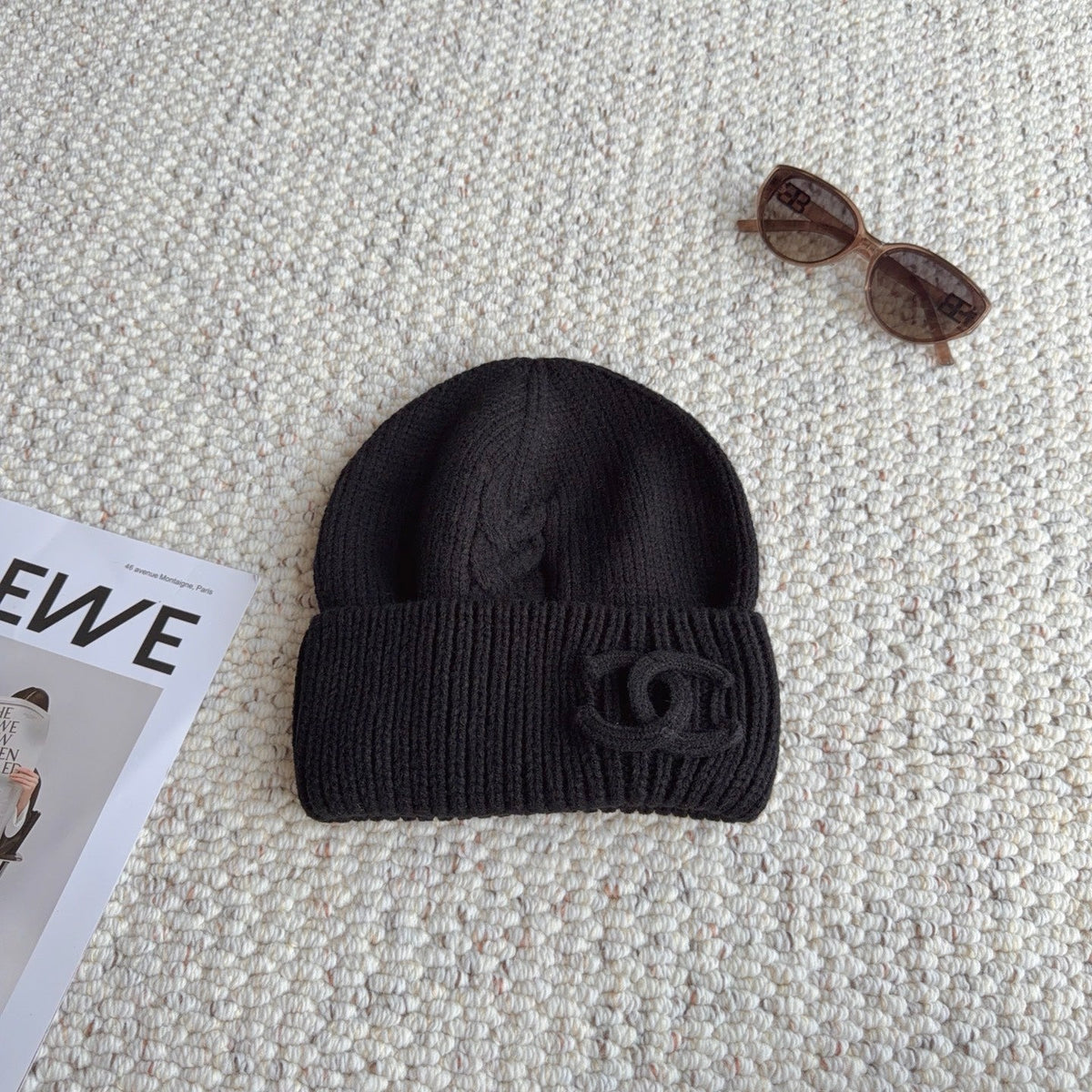 Chanel Beanie Wool 477885