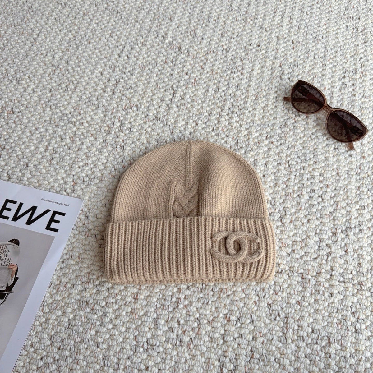 Chanel Beanie Wool 477885