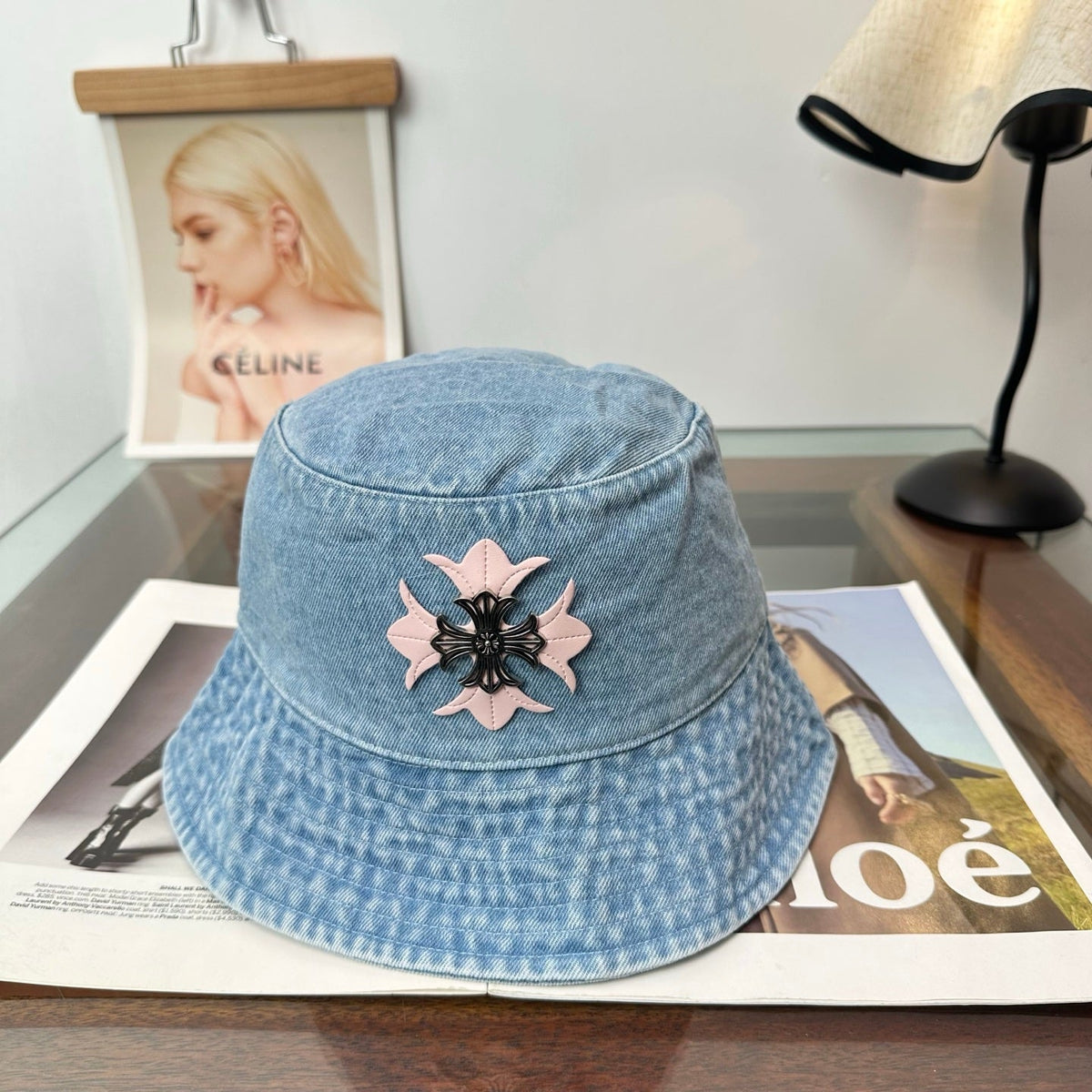 Chrome Hearts Denim Fisherman Hat 514948