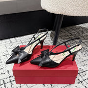 VT 25 Bowow Slingback Black Sheepskin 327740